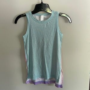 Ivivva by Lululemon Yoga Tank, glow in the dark, size 7, multicolor
